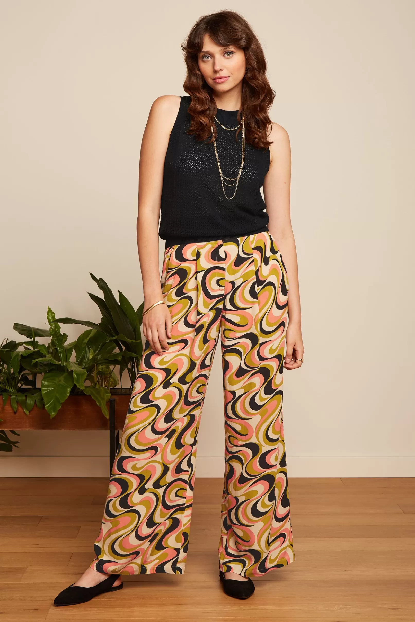 Broeken*King Louie Adeline Pants Manic Spring Yellow