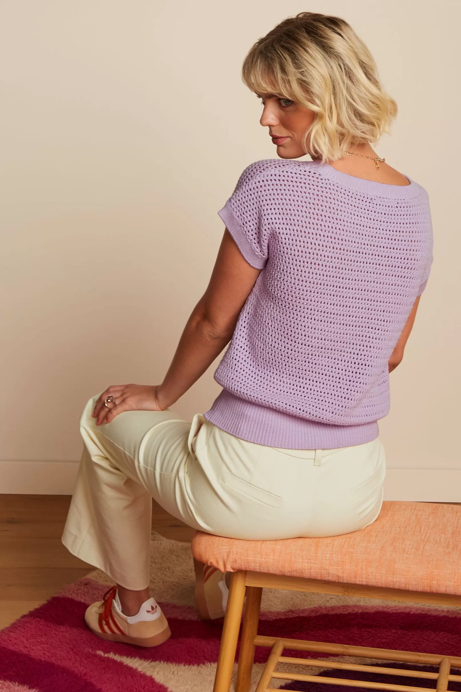 Tops & Shirts*King Louie Boatneck Top Soleil Lavender Mist