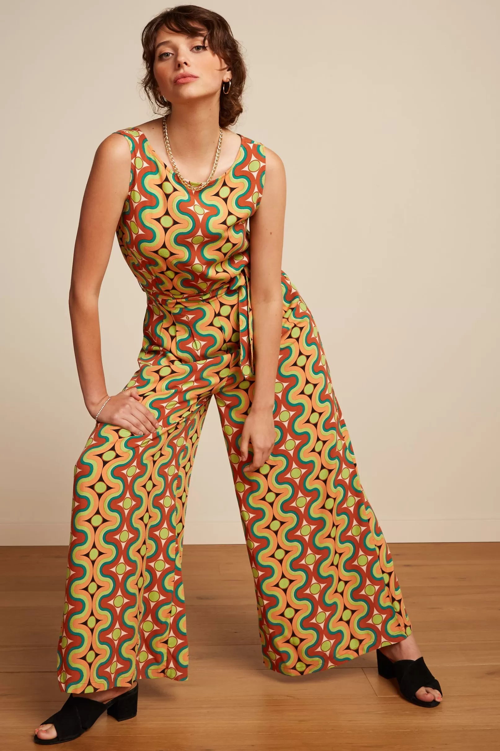 Jumpsuits*King Louie Frida Jumpsuit Kizko Black