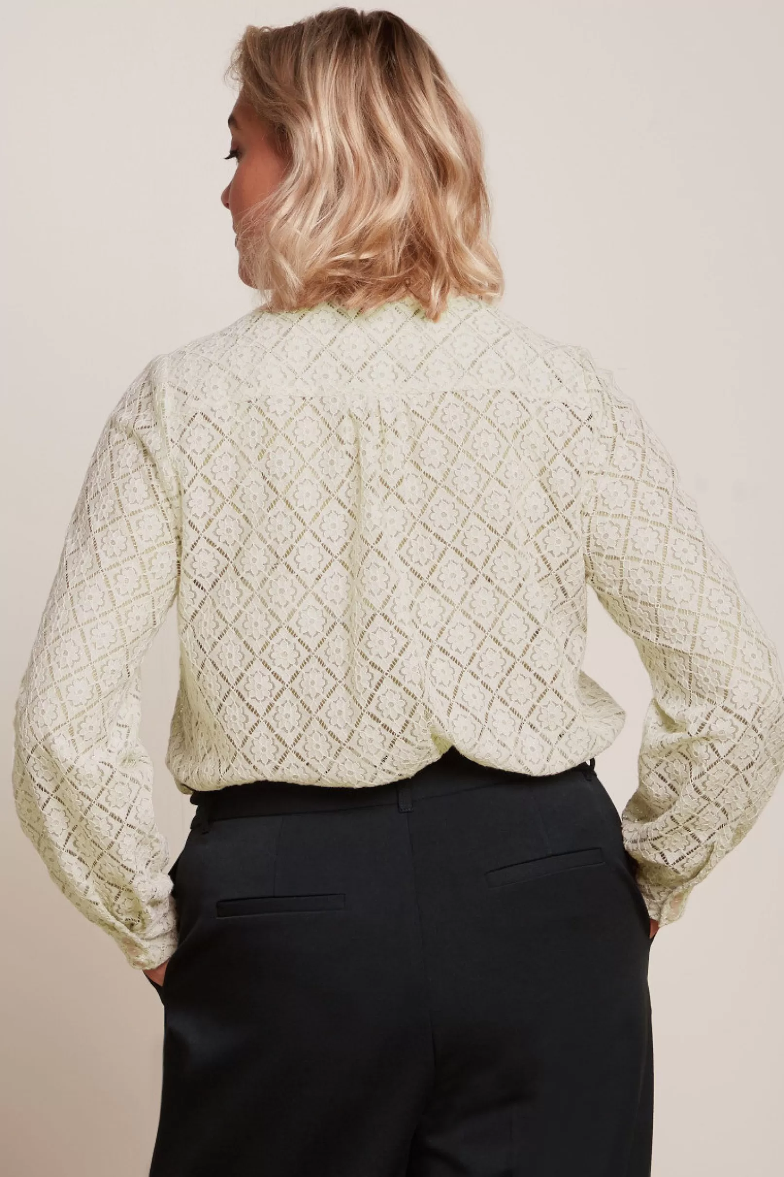 Blouses*King Louie Maisie Blouse Artiste Lace Ivory