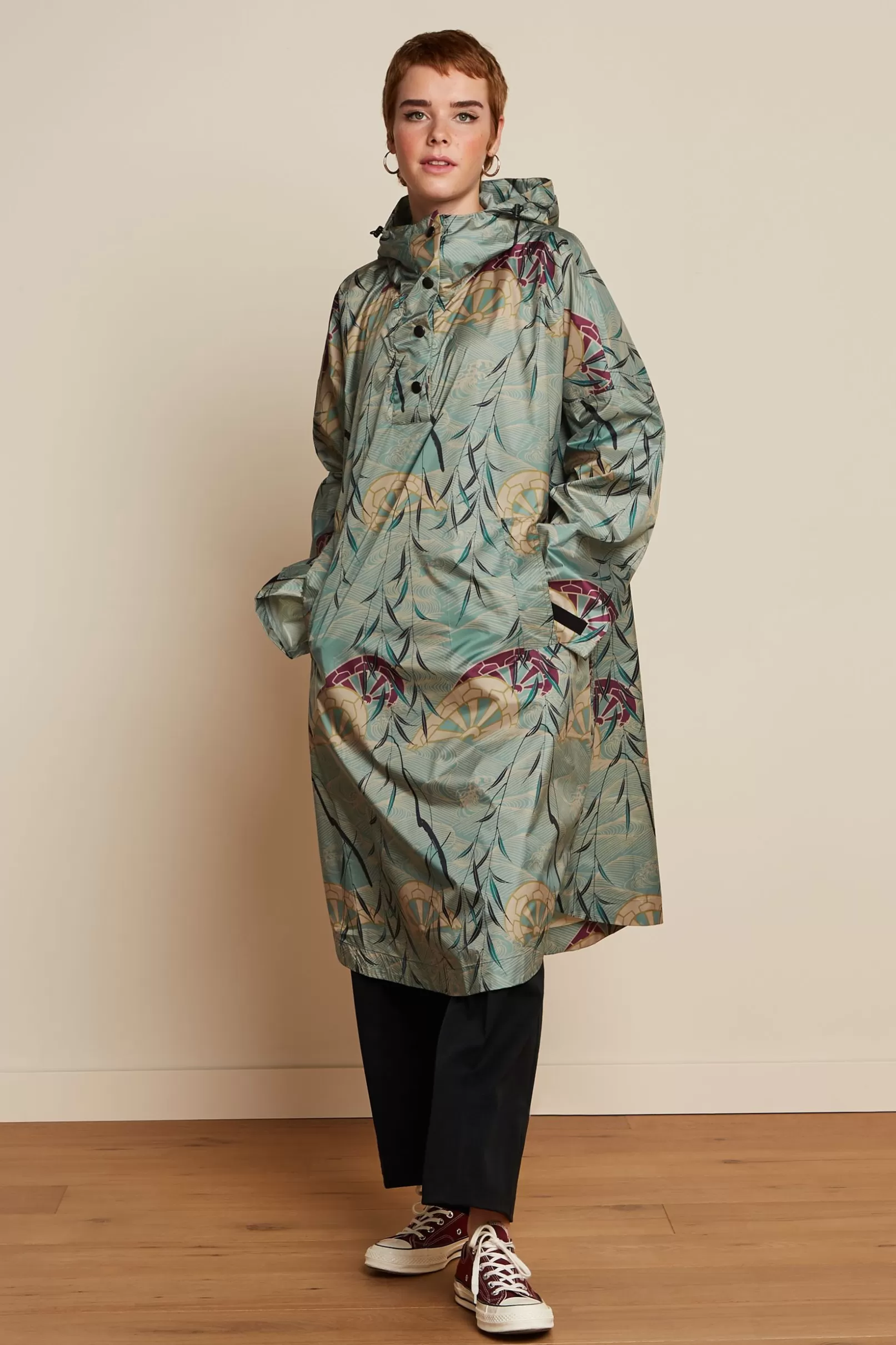 Jassen & Blazers*King Louie Rainponcho Rain Dusty Turquoise