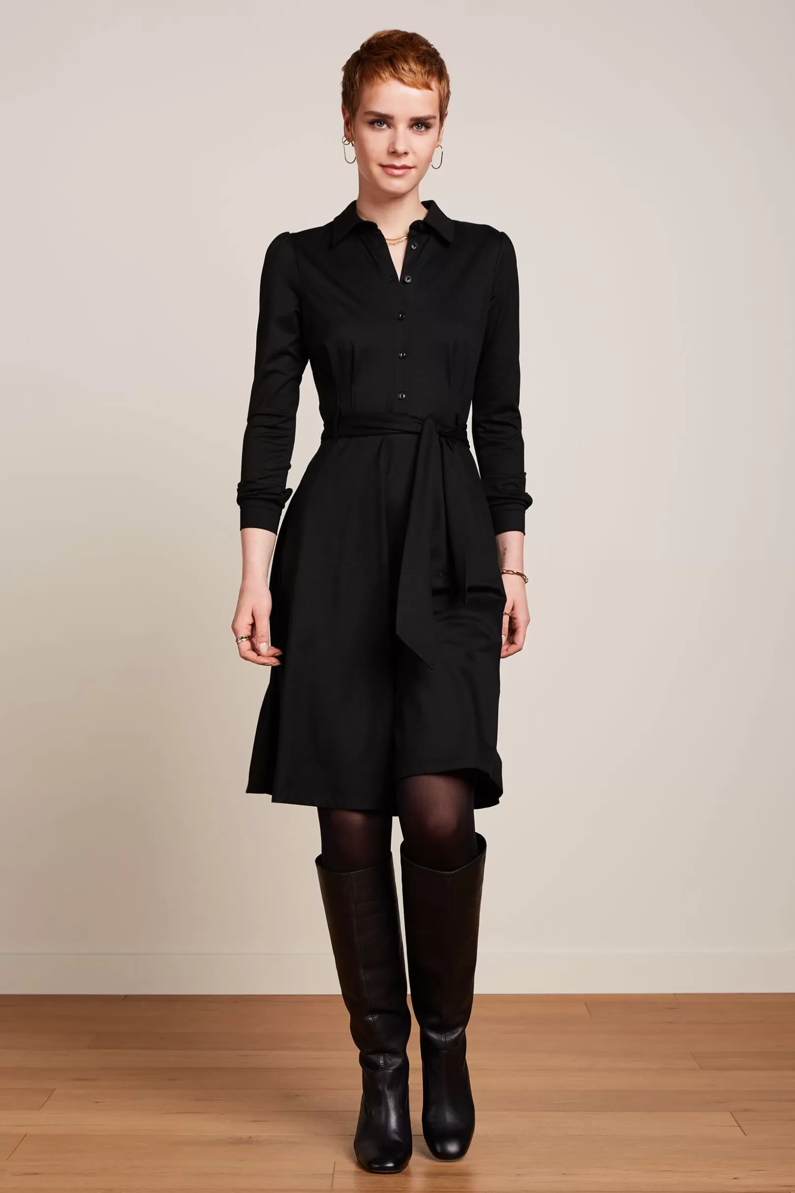 Jurken*King Louie Sheeva Dress Viscose Classic Black