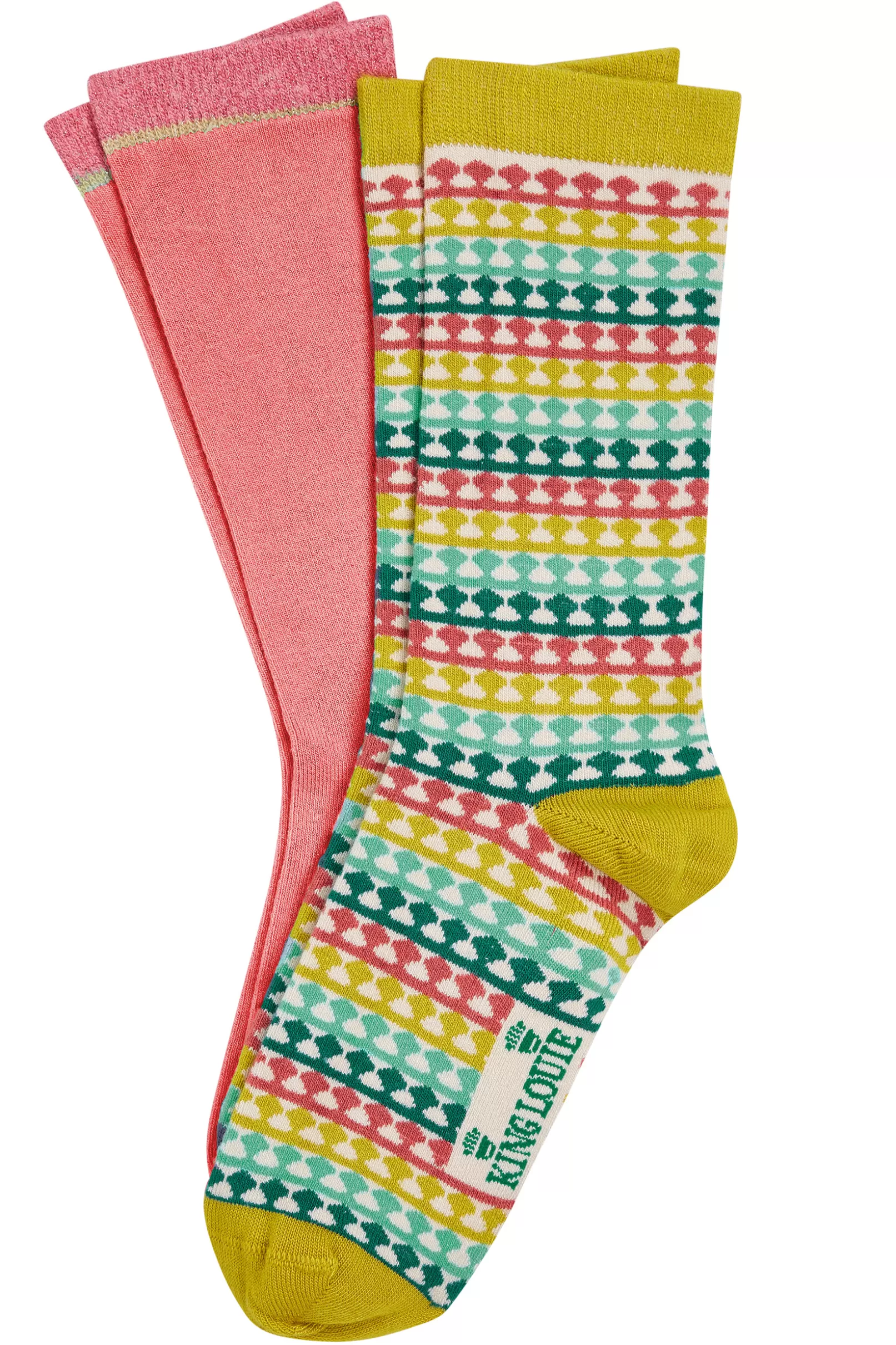 Accessoires*King Louie Socks 2-Pack Boyd Light Yellow