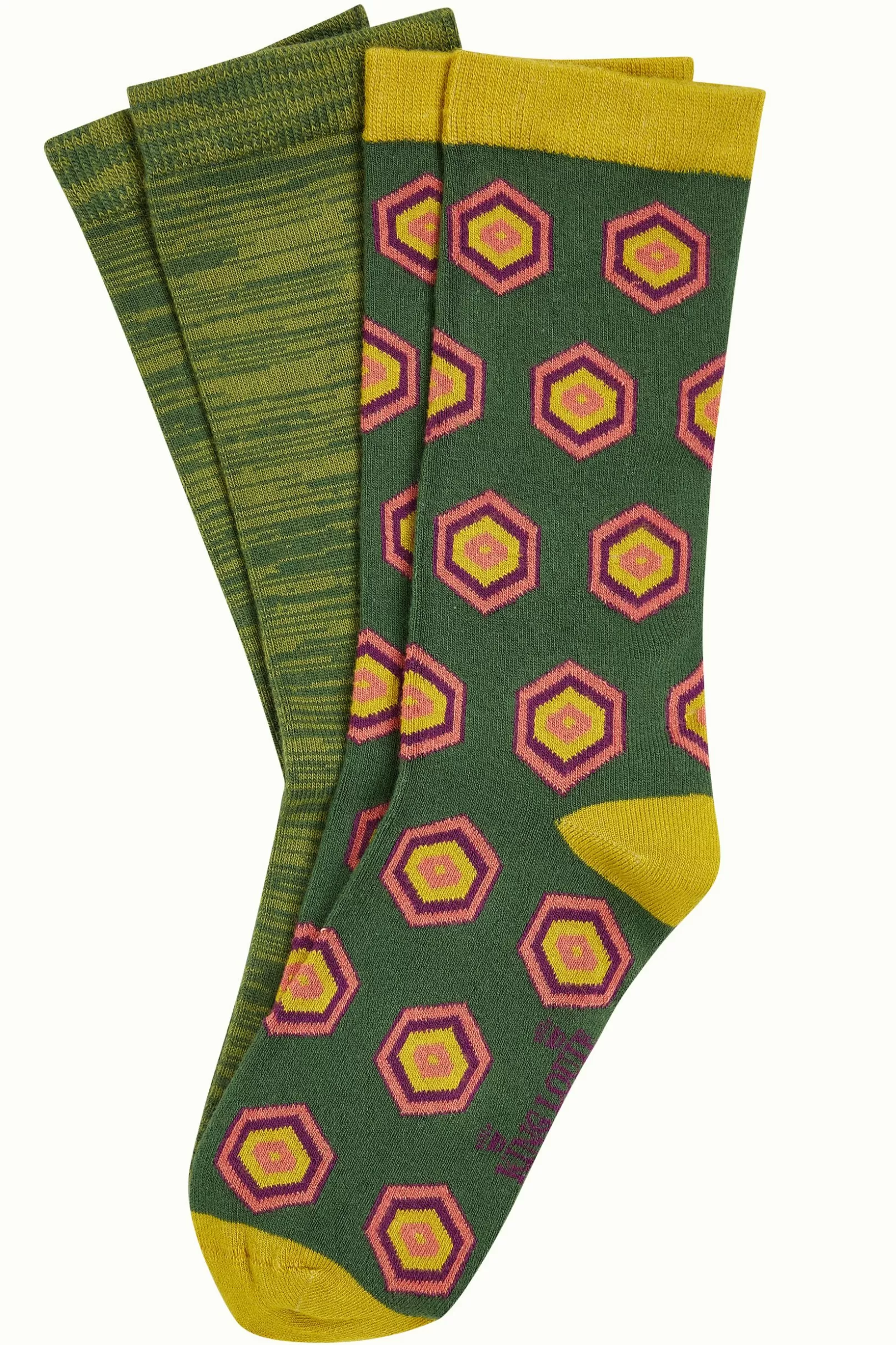 Accessoires*King Louie Socks 2-Pack Crown Fir Green