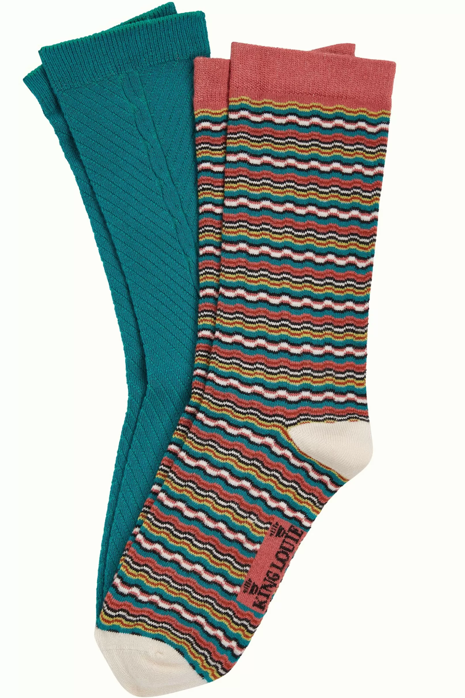 Accessoires*King Louie Socks 2-Pack Surfbird Ponderosa Green