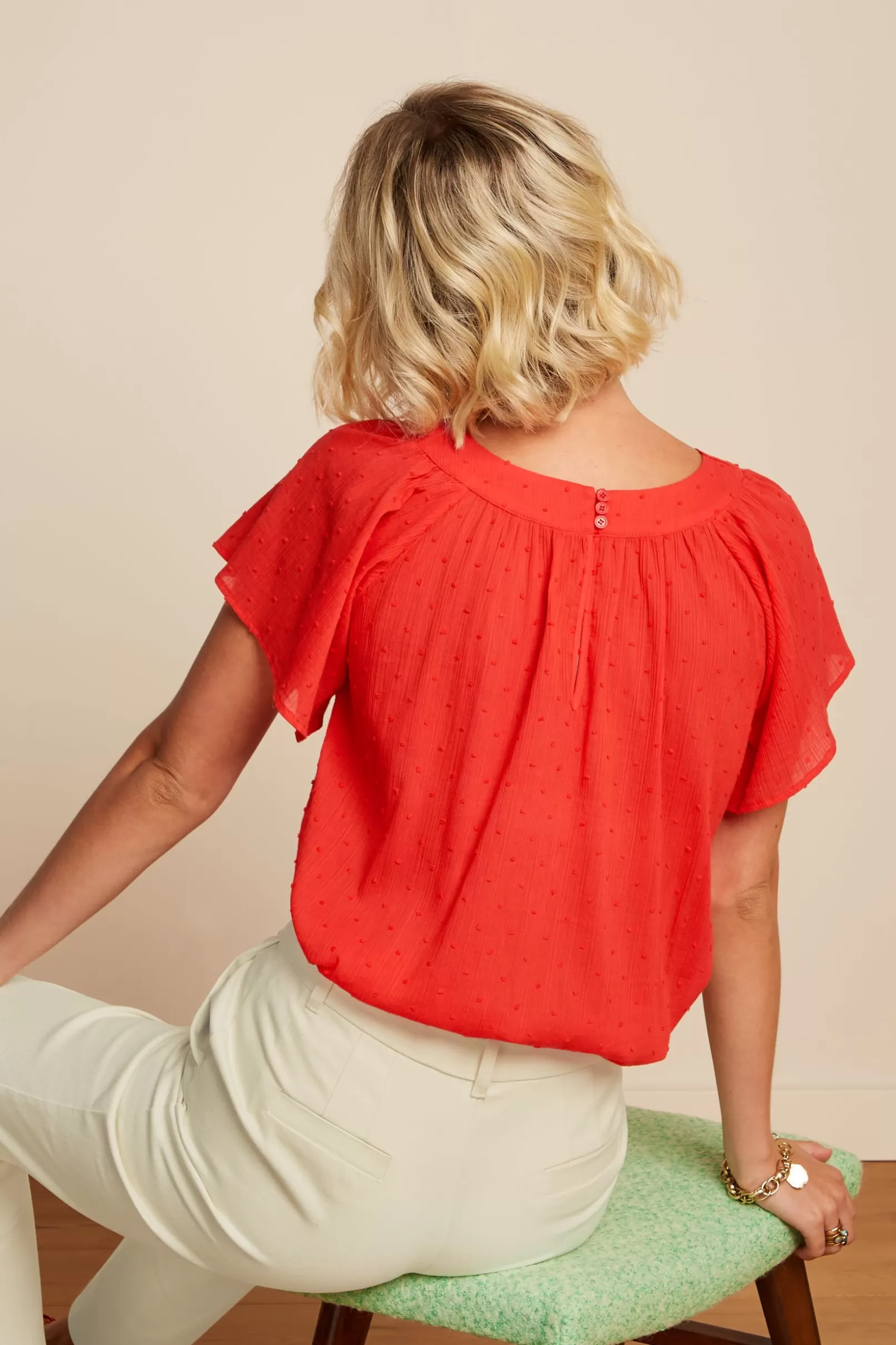 Tops & Shirts*King Louie Talia Top Verano Fire Red