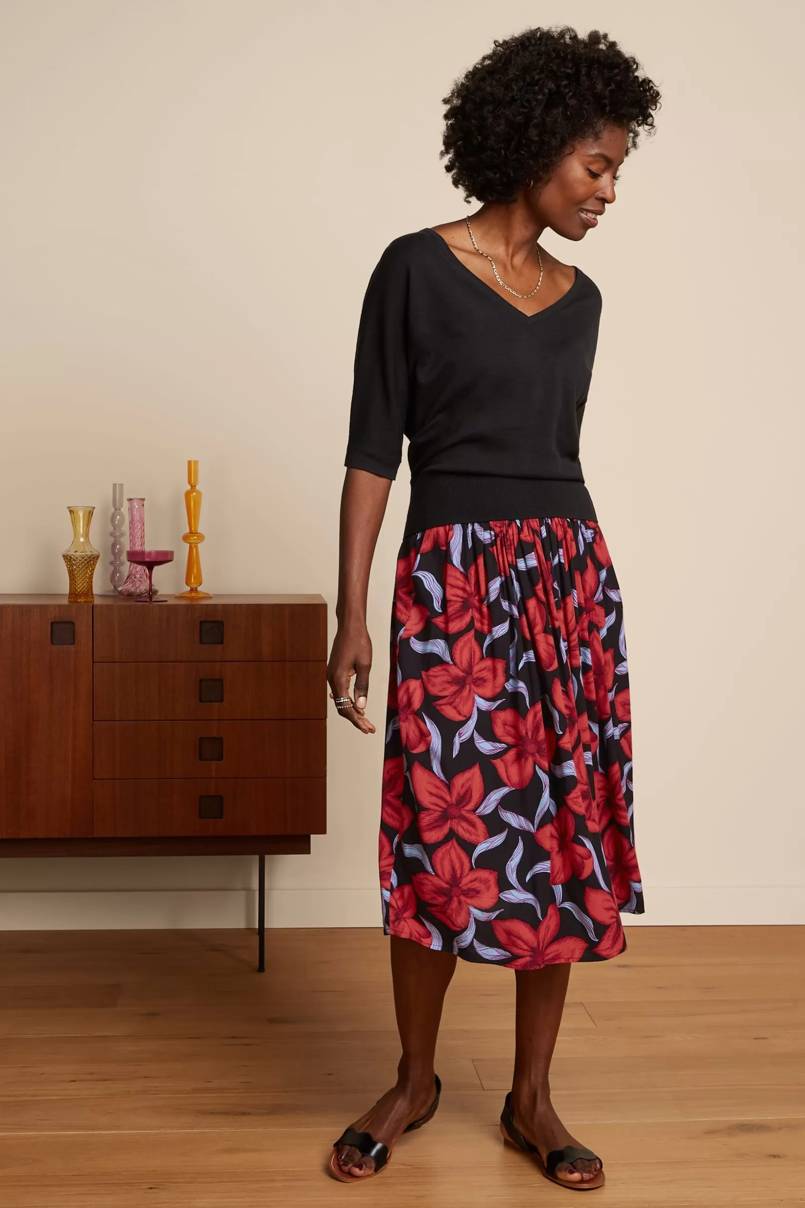 Rokken*King Louie Valeria Skirt Deacon Black